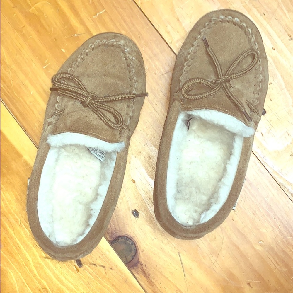 Bearpaw Fuzzy Slipper Mocasins
